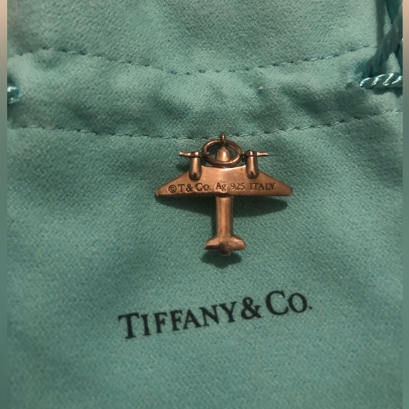 RARE Tiffany & Co. Sterling Silver Airplane Charm - Picture 3 of 5